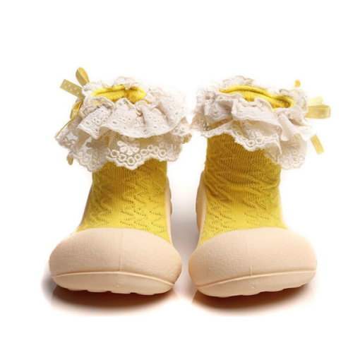Giầy tập đi Attipas Lady Yellow - AW01 - Sỉ giầy cho bé tập đi Hàn Quốc