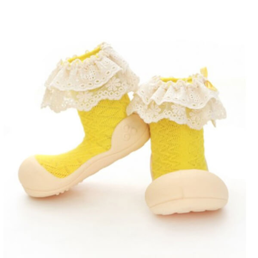 Giầy tập đi Attipas Lady Yellow - AW01 - Sỉ giầy cho bé tập đi Hàn Quốc