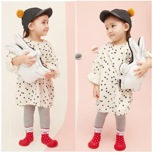 Giầy tập đi Attipas Love Red - AL01 - Sỉ giầy cho bé tập đi Hàn Quốc