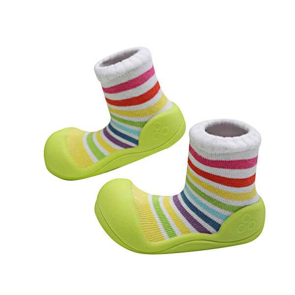 attipas rainbow green ar04 - 2 Giầy cho bé tập đi Attipas Rainbow - Giầy trẻ em cao cấp - Giầy chức năng tập đi cho bé