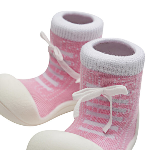 Giầy tập đi Attipas Sneakers Pink - Giầy xinh cho bé gái - Giầy chức năng tập đi cho bé