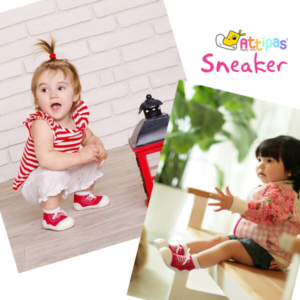 Giầy cho bé tập đi Attipas Sneaker Red - Giầy trẻ em cao cấp - Giầy chức năng tập đi Hàn Quốc