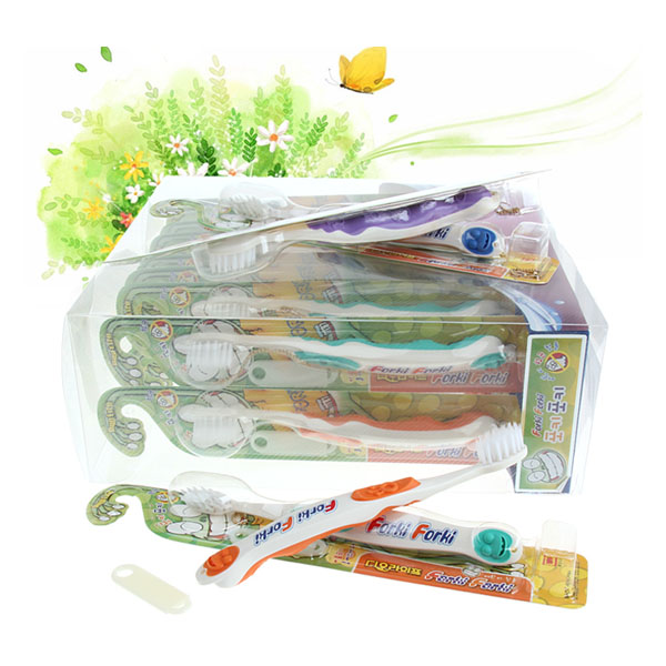 ban chai tre em han quoc forki nano silver 1010s - 1a Bàn chải trẻ em Hàn Quốc Forki Nano Silver - Bàn chải đánh răng trẻ em cao cấp - phugiatrading.com