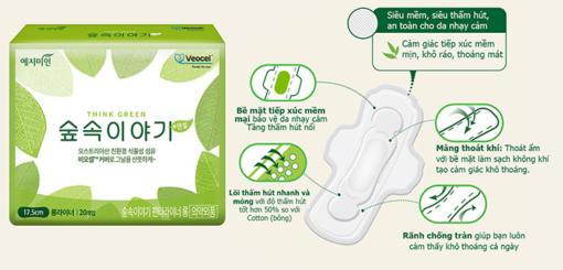 Băng vệ sinh thảo dược Jejimiin - Băng vệ sinh Jejimiin - băng vệ sinh tốt