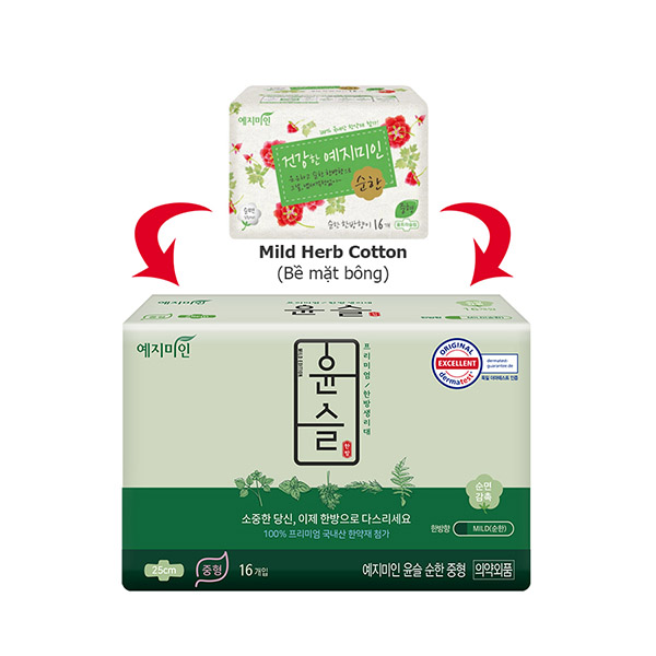 Thay đổi mẫu băng vệ sinh hàng ngày Yejimiin - Băng vệ sinh yejimiin giá sỉ - phugiatrading.com